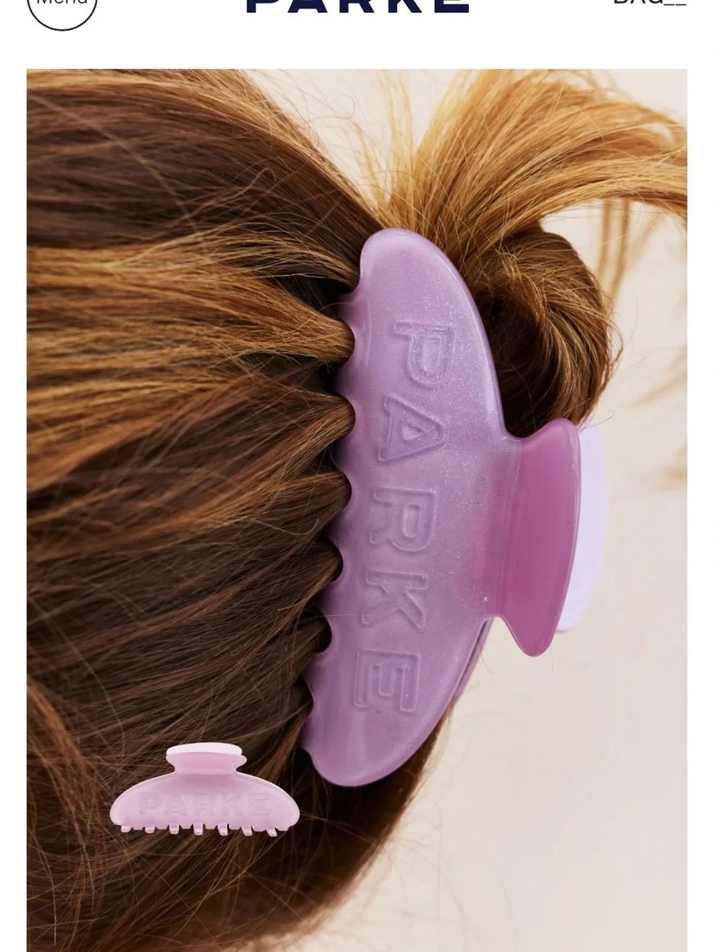 PARKE Sparkle Hair Claw Clip for Women! BIRTHDAY DROP